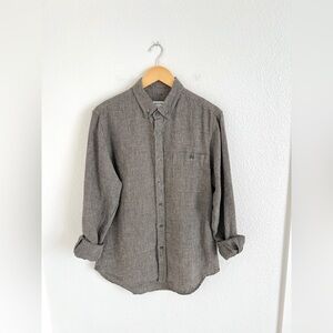 KRAMMER & STOUDT linen button down / size M